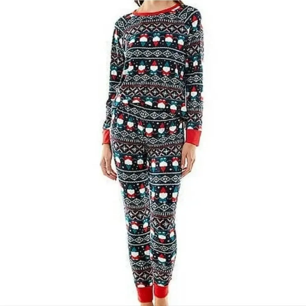 Jaclyn Intimates Santa Gnome PJ Set Kids Size M